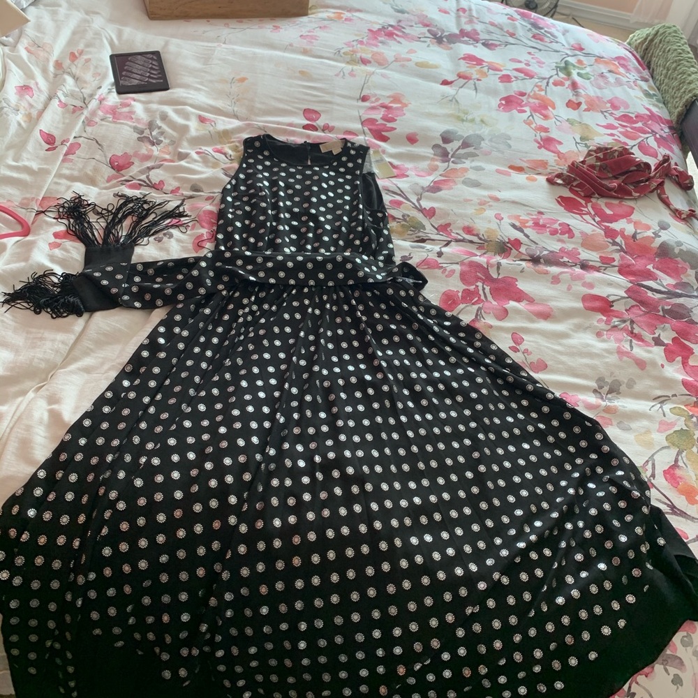 NWT Michael Kors metallic accent size small dress!